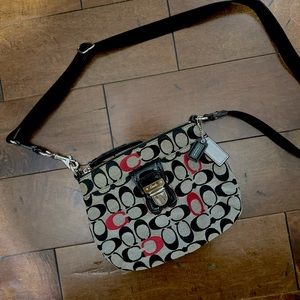 Coach signature crossbody